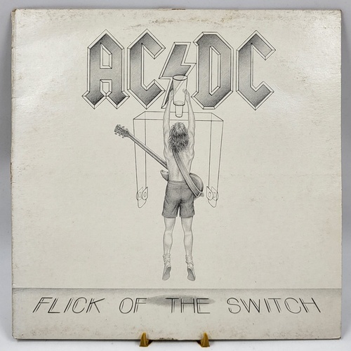 AC/DC Flick Of The Switch 1987 Reissue Vinyl LP Albert Aussie Press APLP-061