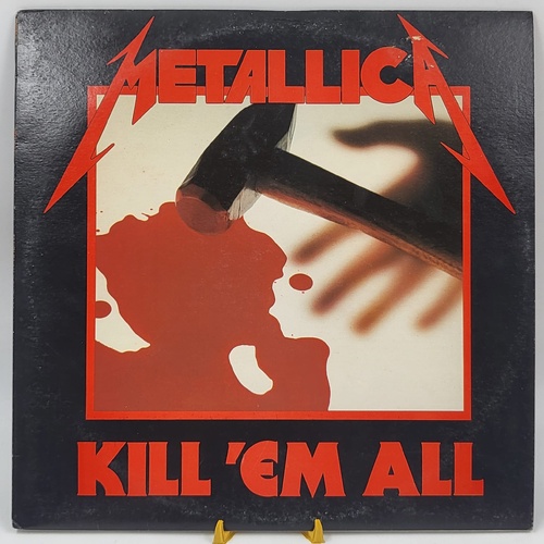 Metallica Kill Em All 1987 Reissue Elektra Australian Pressing Vinyl Record