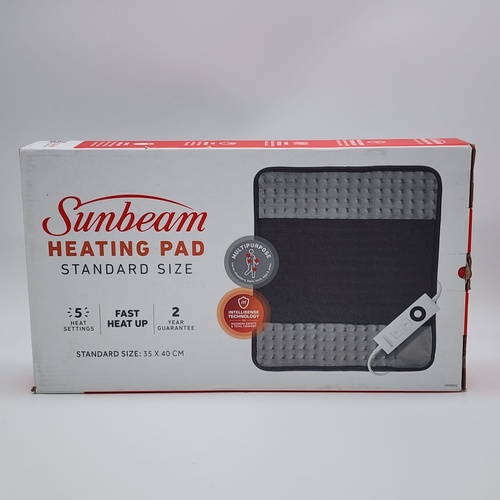 Sunbeam Multipurpose Electric Heating Pad Standard 35x40cm 5 Heat Settings