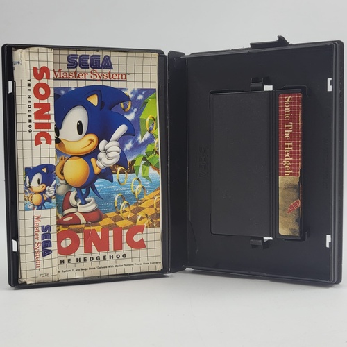 Sonic The Hedgehog Sega Master System Game Classic Retro Video Game No Manual