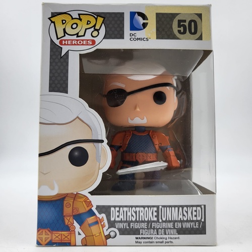 Funko Pop Heroes DC Comics Deathstroke Unmasked #50 Vinyl Figure