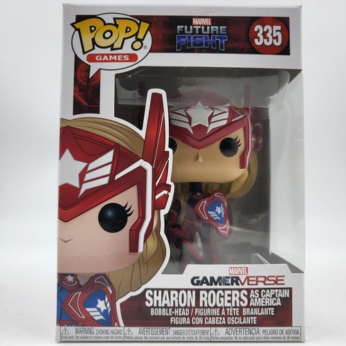Funko Pop! Games Marvel Future Fight Sharon Rogers Captain America #335