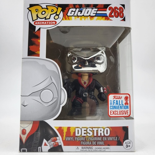 Funko Pop! G.I. Joe Destro 2017 Fall Convention Exclusive Vinyl Figure #268
