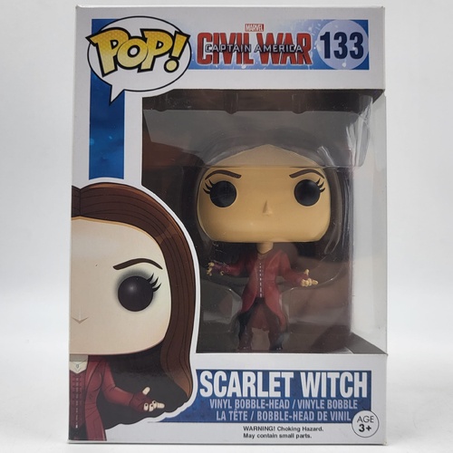 Funko Pop! Marvel Captain America Civil War Scarlet Witch #133 Vinyl Bobblehead