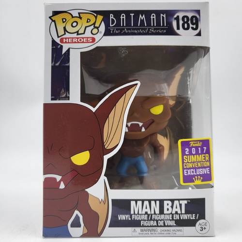 Funko Pop! Batman The Animated Series Man Bat 2017 Exclusive Vinyl Figure #189