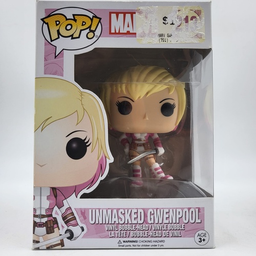 Funko Pop! Marvel Unmasked Gwenpool Exclusive Vinyl Bobblehead Figure #213