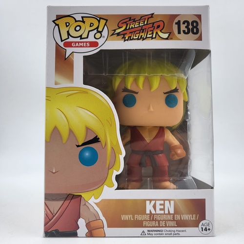 Funko Pop! Games Street Fighter Ken Collectible Vinyl Figure #138