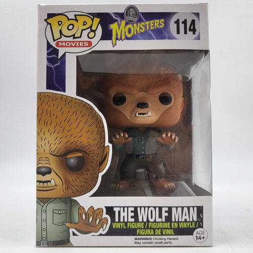 Funko Pop! Movies Universal Monsters The Wolf Man Vinyl Figure #114