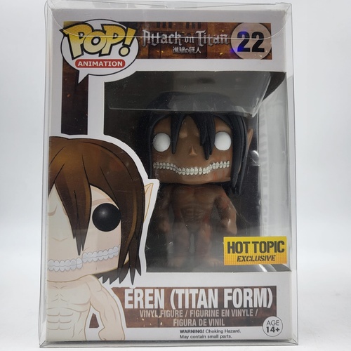 Funko Pop! Animation Attack On Titan Eren Titan Form Exclusive Vinyl Figure #22