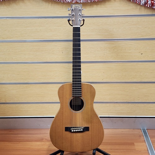 Martin LX1E Little Martin Modified 0-14 Fret Acoustic Electric Guitar with Case