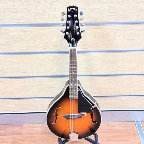 Bryden SMA10 Beginner Mandolin Tobacco Sunburst with Soft Case and Strap