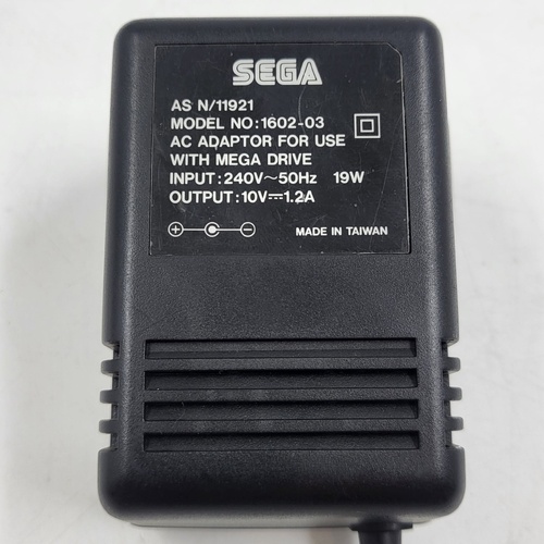 Sega Mega Drive AC Power Mains Adapter Model 1602-03