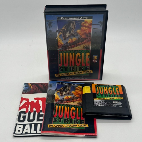 Jungle Strike The Sequel To Desert Strike Sega Mega Drive Video Game