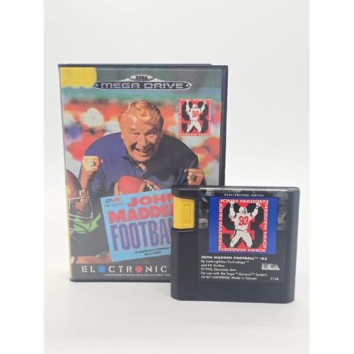 John Madden American Football 93 Sega Mega Drive No Manual