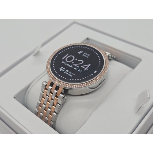 Michael Kors Gen 5E Darci Pavé Two Tone Smartwatch MKT5129 43mm