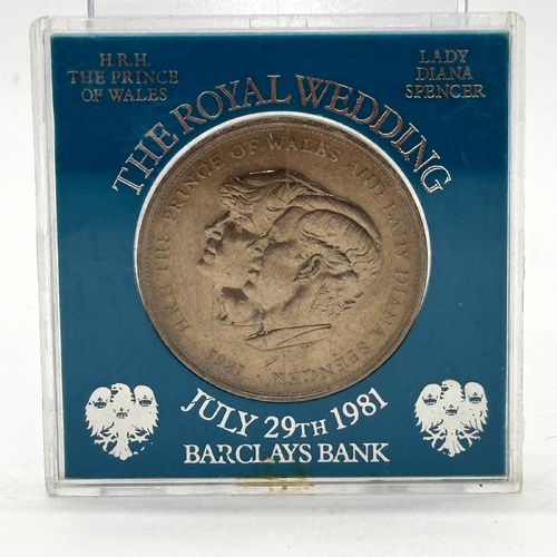 H.R.H. The Prince Of Wales The Royal Wedding July 29th 1981 Barclays Bank Coin