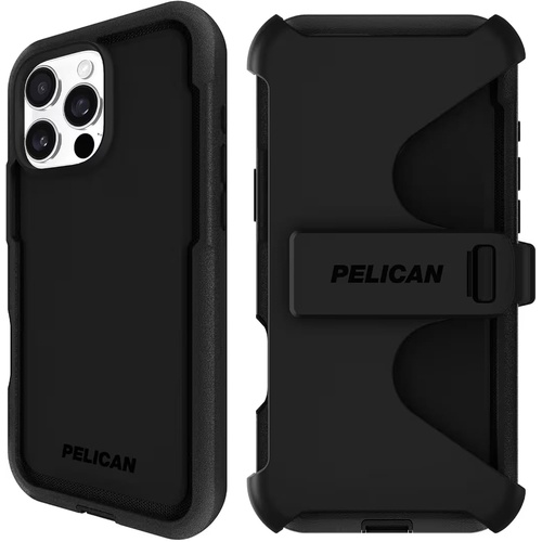 Pelican Voyager Magnetic MagSafe Case iPhone 16 Pro Max Rugged Black