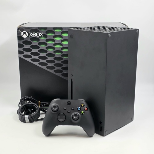 Microsoft Xbox Series X 1TB Console Matte Black 1882 with Controller and Cables