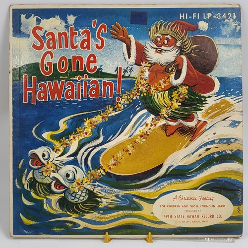 Santa's Gone Hawaiian! Vinyl LP Christmas Novelty Record