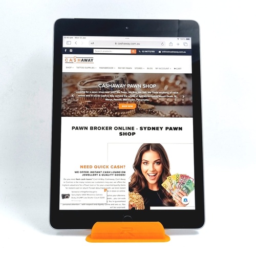 Apple iPad 5th Gen 128GB Space Grey Wi-Fi and Cellular Tablet A1823