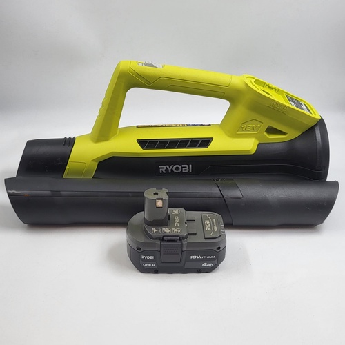 Ryobi OBL1820J 18V ONE+ Cordless Leaf Blower 145km/h with 4.0Ah Battery
