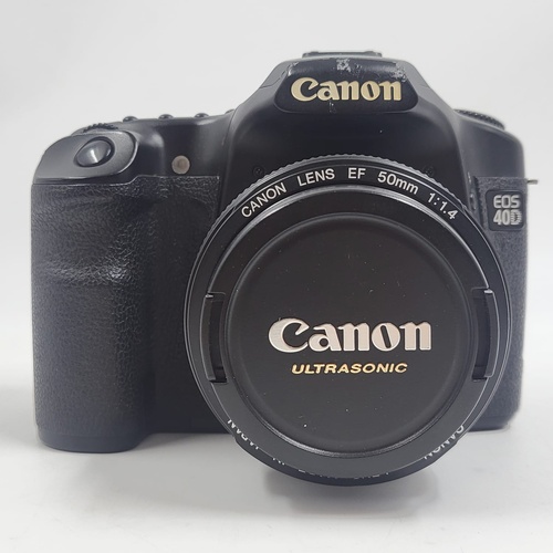 Canon EOS 40D DSLR Camera Kit 10.1MP EF 50mm Lens with Accessories