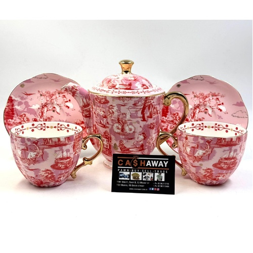 T2 Hijinks Pink Tea For Two Set H210BG897 Luxury Tea Gift Collection