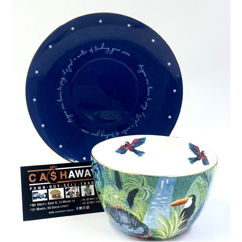 T2 H211BC025 Tall Tales Large Tea Cup and Saucer Set Fine Bone China