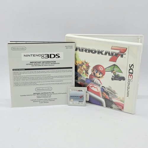 Mario Kart 7 Nintendo 3DS Cartridge Video Game