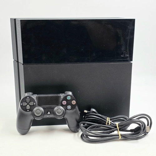 Sony PlayStation 4 Slim CUH-1202A 500GB Black Console with Controller and Cables
