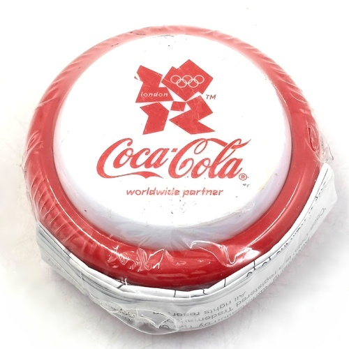 London 2012 Olympics Coca-Cola Promotional Yo-Yo Red White