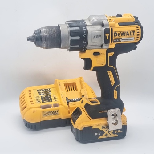 DeWalt DCD996-XE 18V XRP Cordless Hammer Driver Drill with 5.0Ah Battery Charger