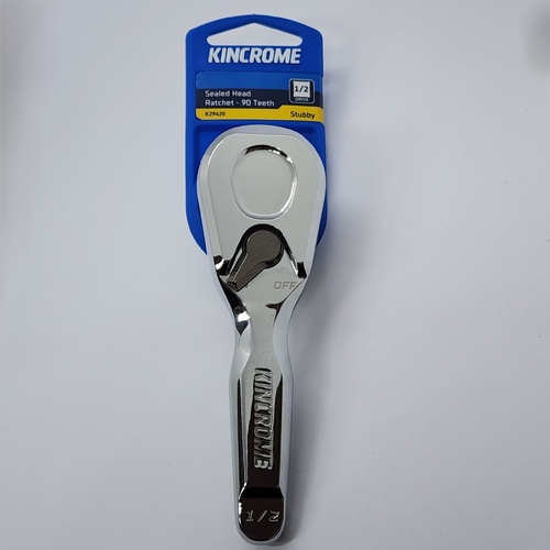 Kincrome K29420 Sealed 1/2 Inch Drive Stubby Ratchet 90 Teeth