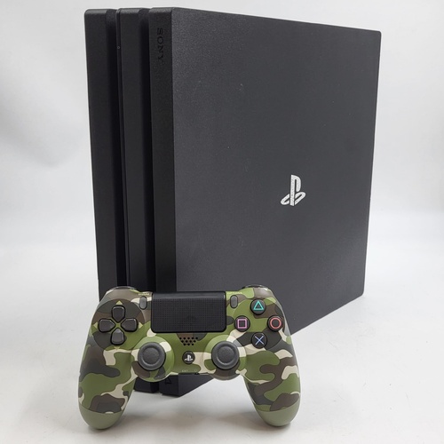 Sony PlayStation 4 Pro 1TB Game Console Black with Controller and Leads