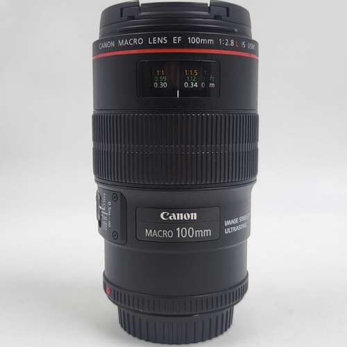 Canon EF 100mm f/2.8L Macro IS USM Lens with Soft Case