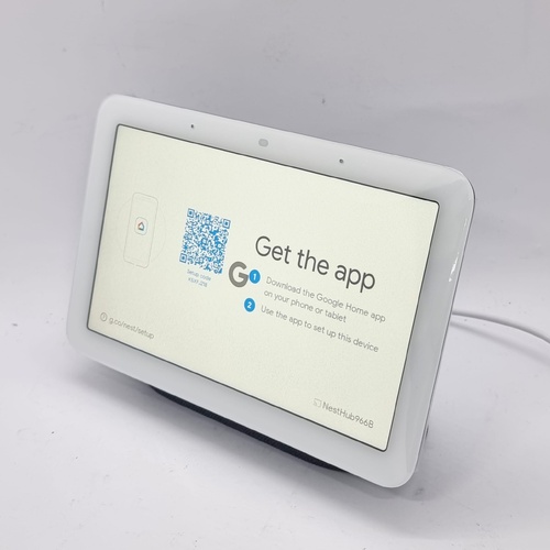 Google Nest Hub 2nd Gen Smart Home Display with Google Assistant Chalk