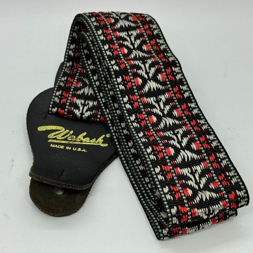 Vintage Wabash Hootenanny Guitar Strap 60s 70s Retro Adjustable USA