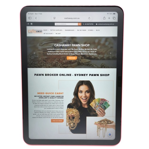 Apple iPad 11 Inch Wi-Fi 128GB MD4E4X/A Pink Tablet