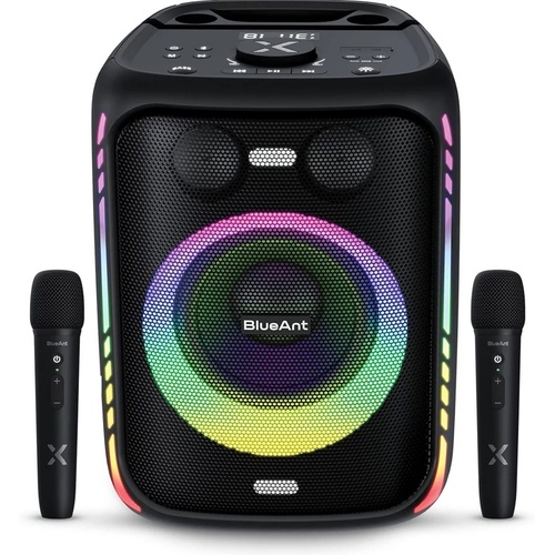 BlueAnt X5i 120 Watt Portable Party Speaker with Two Wireless Microphones
