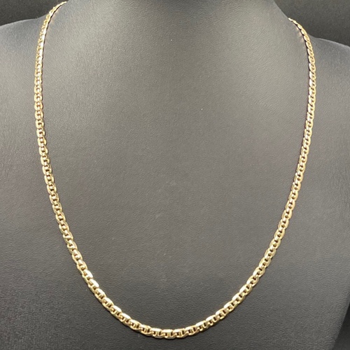 Unisex 9ct Yellow Gold Anchor Link Necklace
