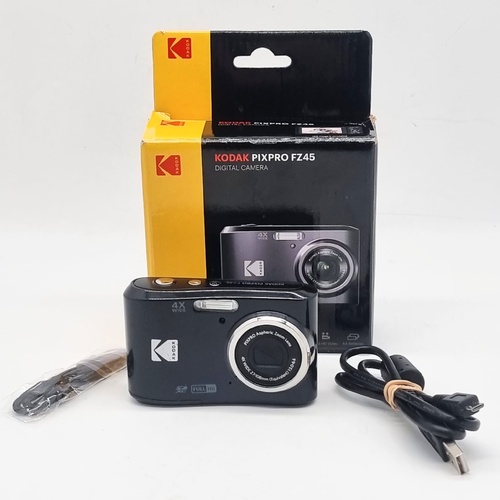 Kodak PIXPRO FZ45 16MP Digital Camera Black 4x Optical Zoom FHD