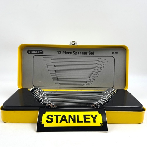 Stanley 13pc Metric Combination Spanner Set 8-22mm in Case 79.099