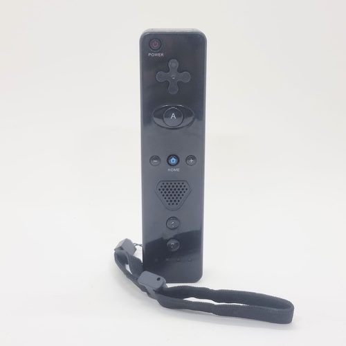 Nintendo Wii Remote Controller Black with Wrist Strap