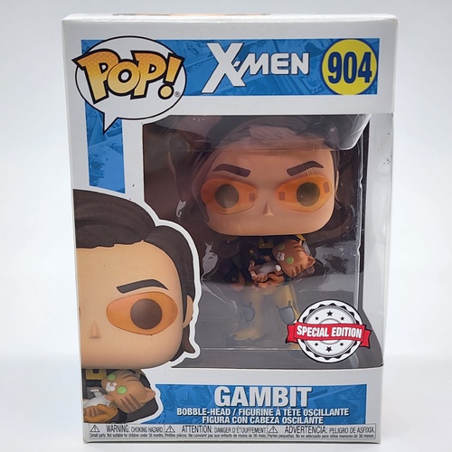 Funko Pop Marvel X-Men Gambit Special Edition Figure 904 Bobblehead