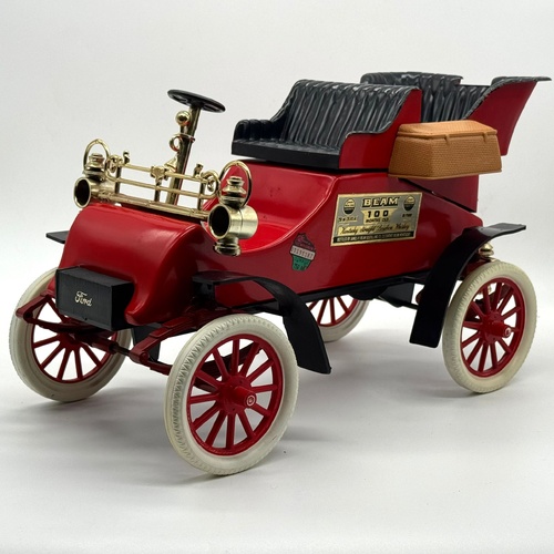 Jim Beam 1903 Red Ford Model A Vintage 1970s Car Whiskey Decanter