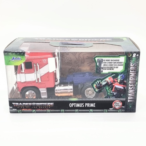 Jada Transformers Rise Of The Beasts Optimus Prime Diecast Vehicle
