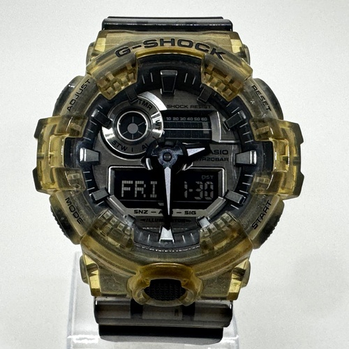 Casio G-Shock GA-700SK Mens Analog Digital Watch Transparent Resin