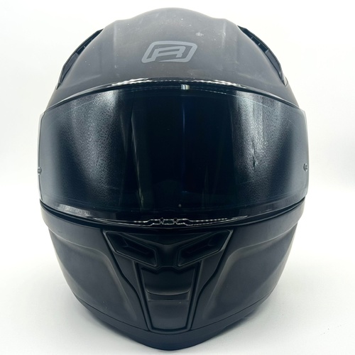 RJays FF910SV Denominator III Twin Visor Full Face Helmet Matte Black Size L