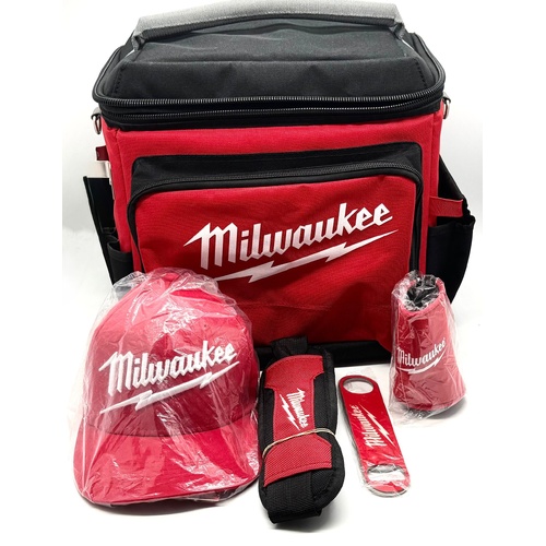Milwaukee Jobsite Tradies Cooler Bag Combo Set Lunch Bag Kit
