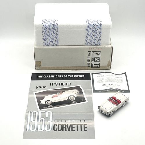 Franklin Mint Precision Models B11UK07 1953 Chevrolet Corvette 1:43 Diecast